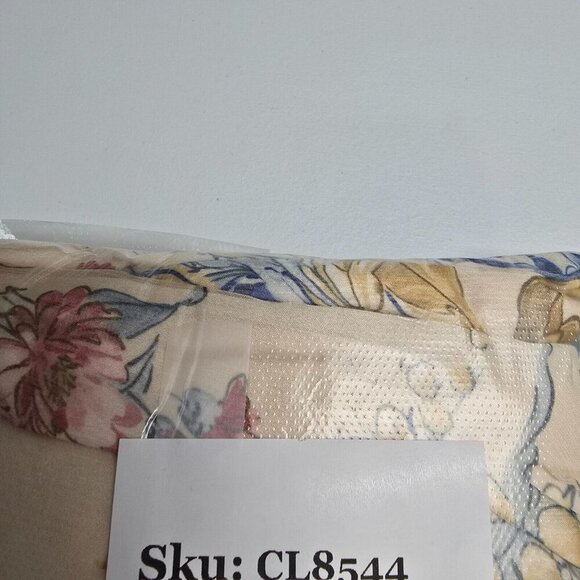 Tuckernuck Floral Drop Waist Mini Dress‎ XXL Ruffle Lined Cottagecore Boho Chic - Picture 16 of 16